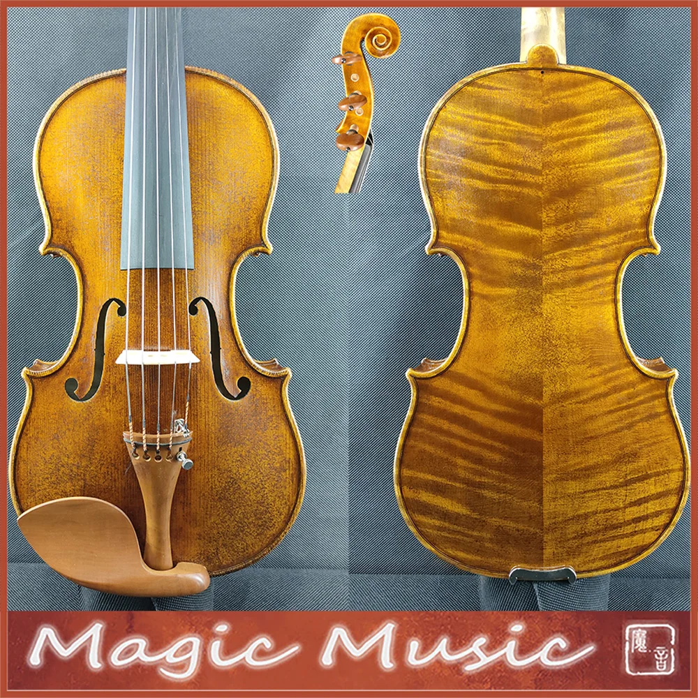 50 Years Old Spruce A Revolutionary 5 strings Violin Viola 4/4 Size #3294 Professional 5 String Violine Hand Made Oil Varnish