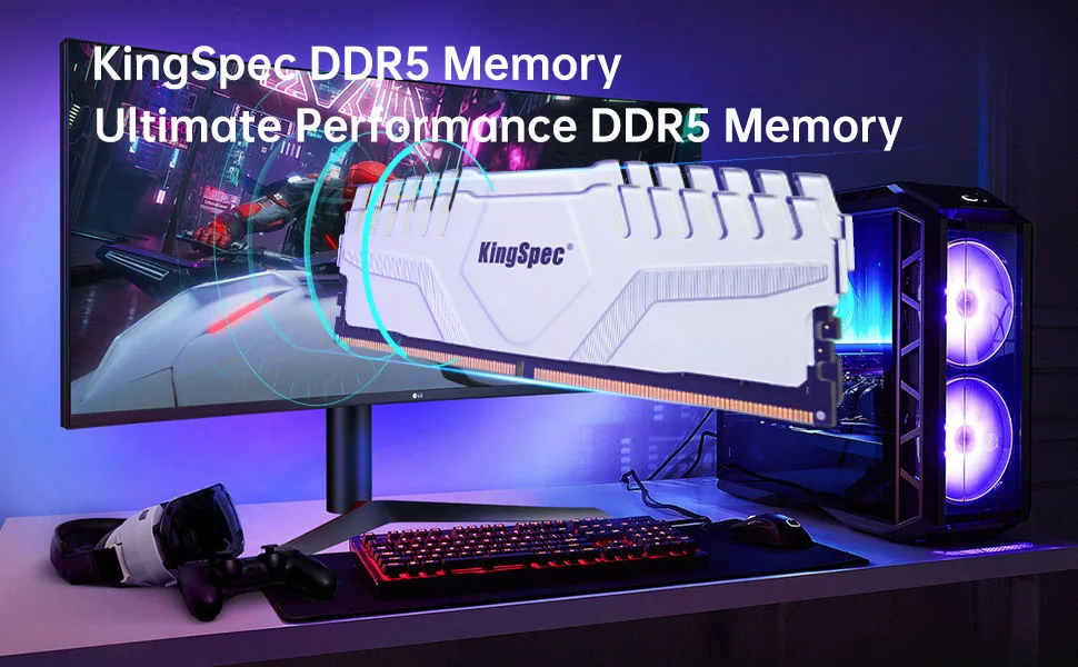 KingSpec Arbeitsspeicher DDR5 5600MHz 6400MHz 6000MHz 16GB 32GB