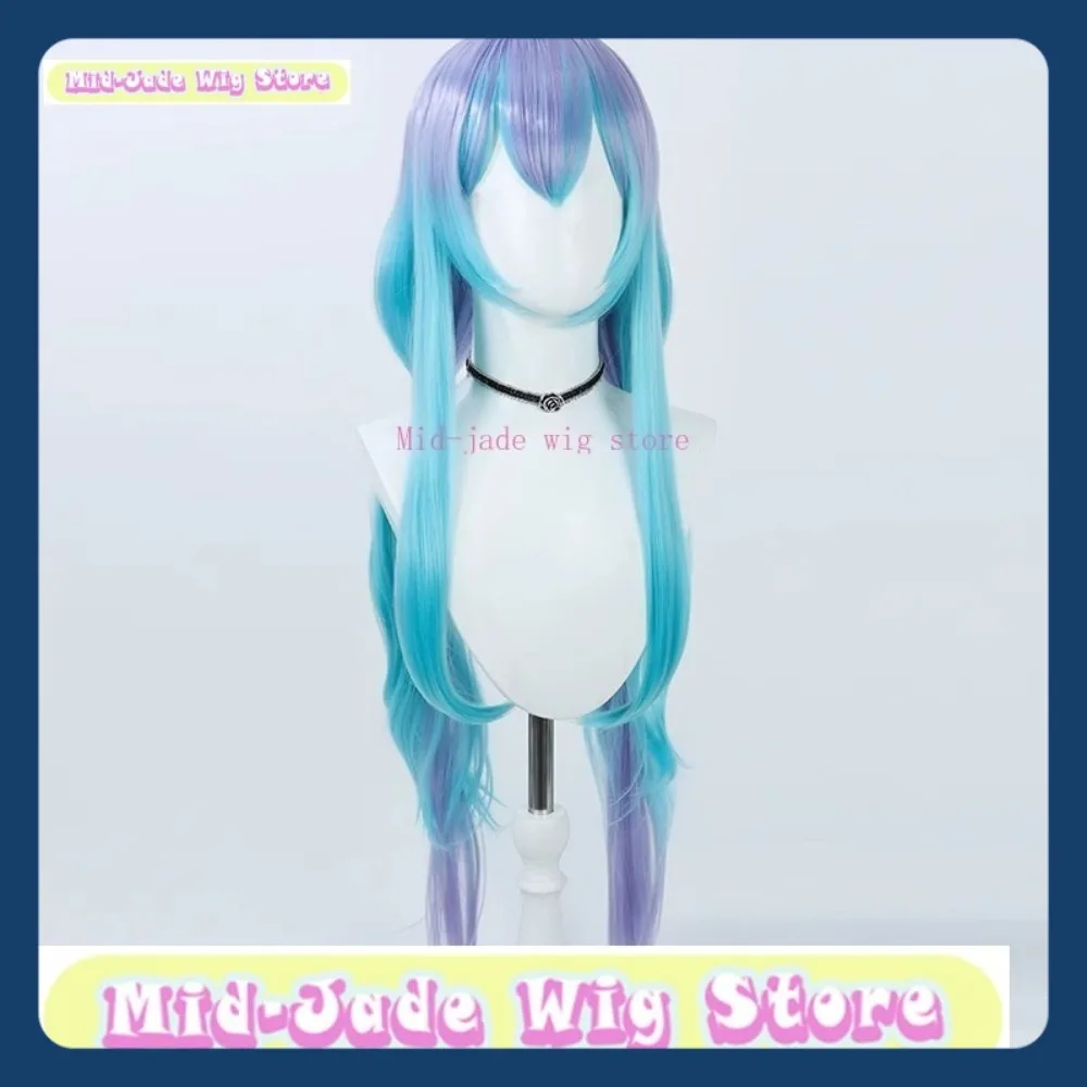 Wig Mid-Jed Toko Path To Nowhere Hamel Wig Cosplay Permainan Anime Wig Sintetis Pesta Halloween Bermain Peran