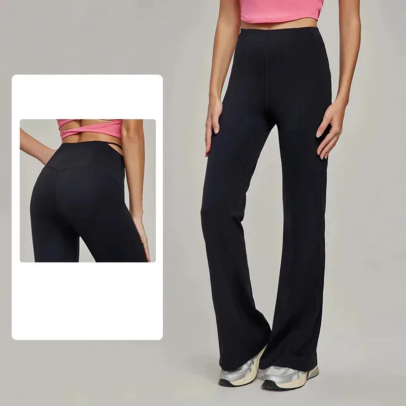 Slimming And Micro Flared Yoga Pants, Sexy And Versatile, Casual, Small And Tall, Bell Shaped Pants, High Stretch Fitness