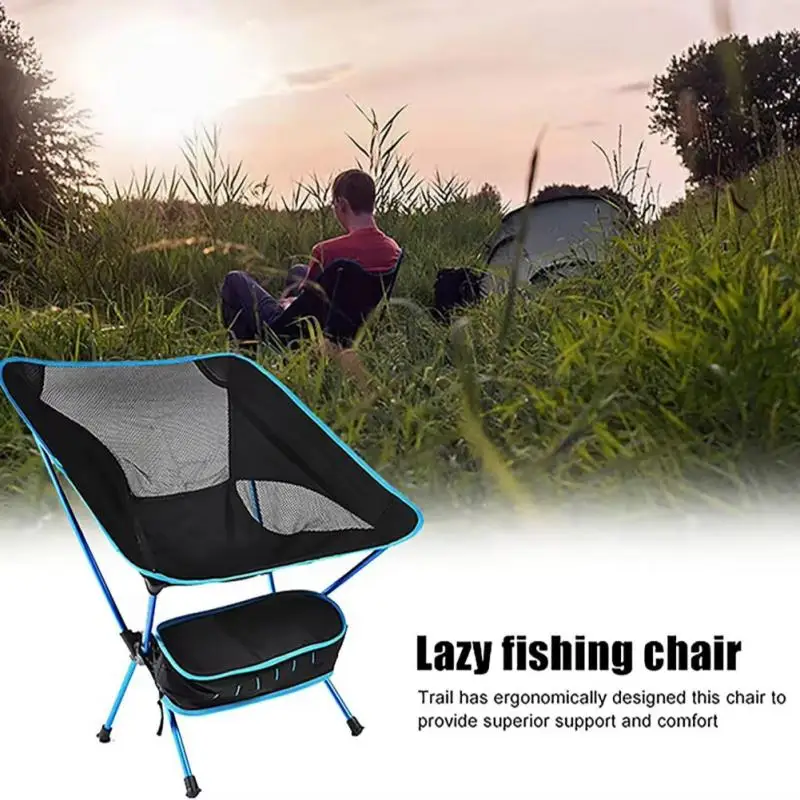 Silla plegable ultraligera desmontable, asiento extendido, portátil, ligera, pesca, Camping, hogar, barbacoa, jardín, senderismo