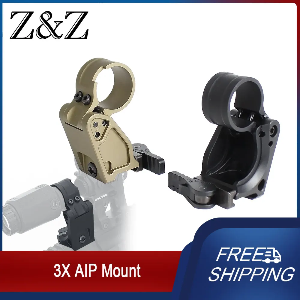 

Tactical 3X AIP Magnifier Mount Bracket Adapter Weapon Scope Mounting Base Hunting Accessories