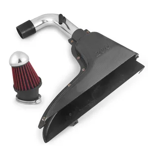 Kaltlufteinlasssysteme Eingangsbox, Luftfilter, Kohlefaserstil, Thermalschildfilter für Peugeot 106, 206, 306 VTS 10 Hauptverkauf Peugeot Air Box - №9