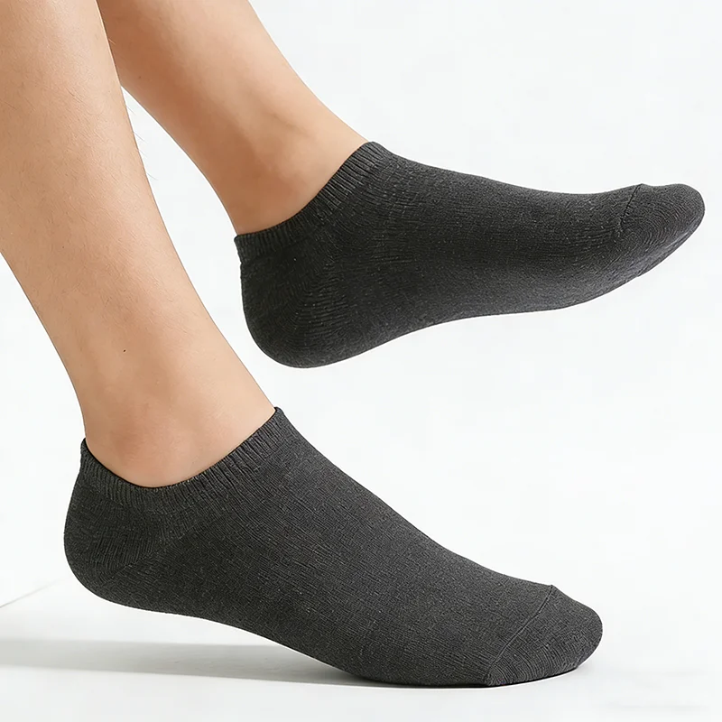 Women Solid Color No Show Socks Casual Low Cut Invisible Socks Breathable Comfort All Match For Daily Wear