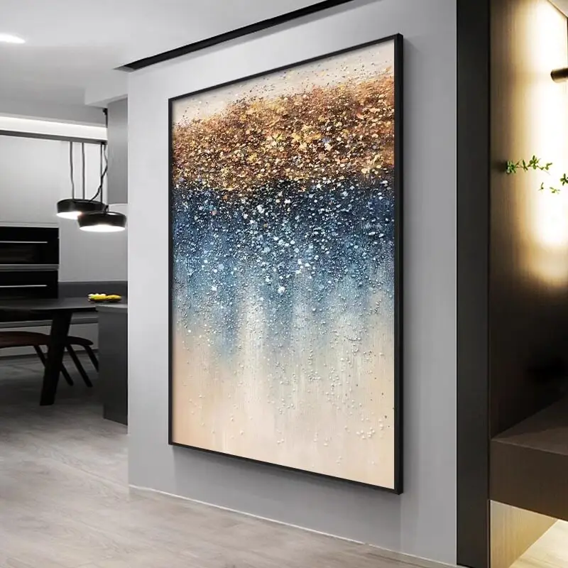 Light luxury living room sofa background wall decorative painting Modern simple abstract hanging painting minimalist home decor