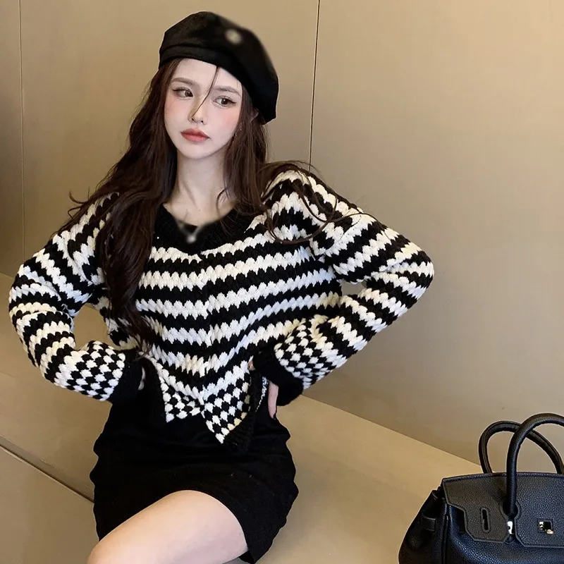 

Women's Cardigan Sweaters Casual T Shirt Knitwear Knit Outerwear Loose Fit Open Front Crew Neck Long Sleeve