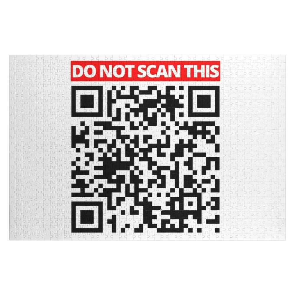 

Do Not Scan This Rick roll Youtube video never gonna give you up QR code Jigsaw Puzzle Custom Photo Photo Puzzle