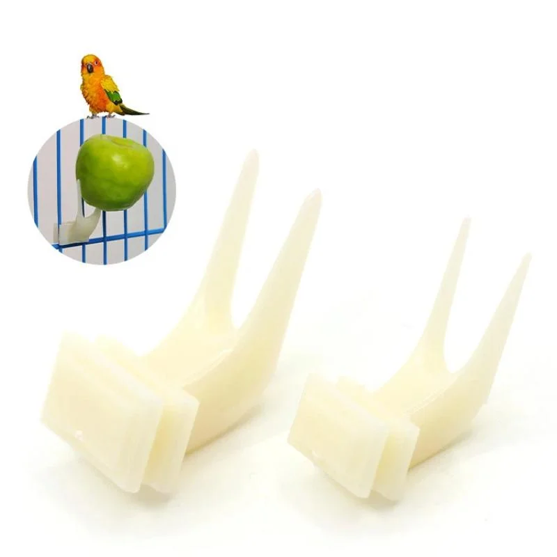 Answer5/10Pcs Bird Feeding With Fruit Forks 4 Pack Pet Supplies Plastic Food Rack Bird Feeder Outdoor Window Bird Feeder