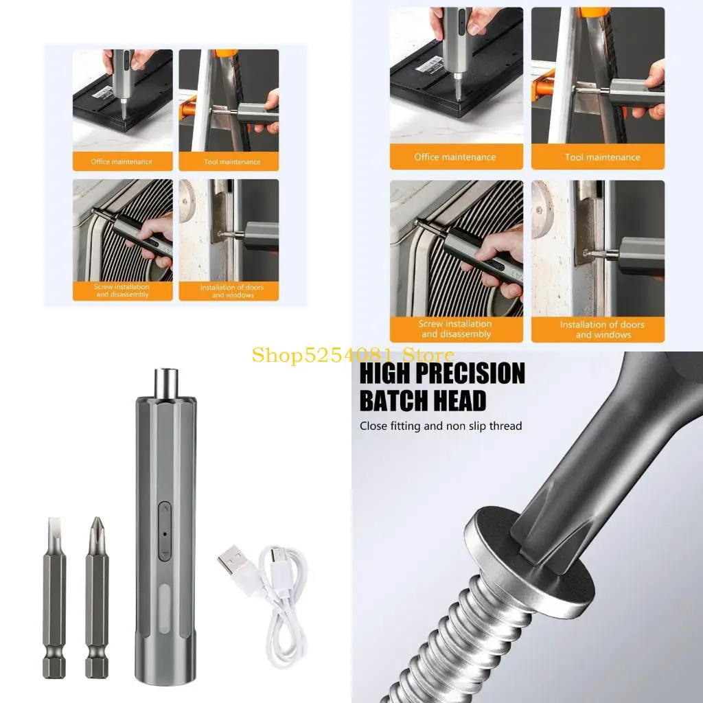 

AXYC 3Nm Electric Screwdriver Cordless 3.7V with 2000mAh Battery and Versatility Steel Bit Rechargeable Screwdrivers