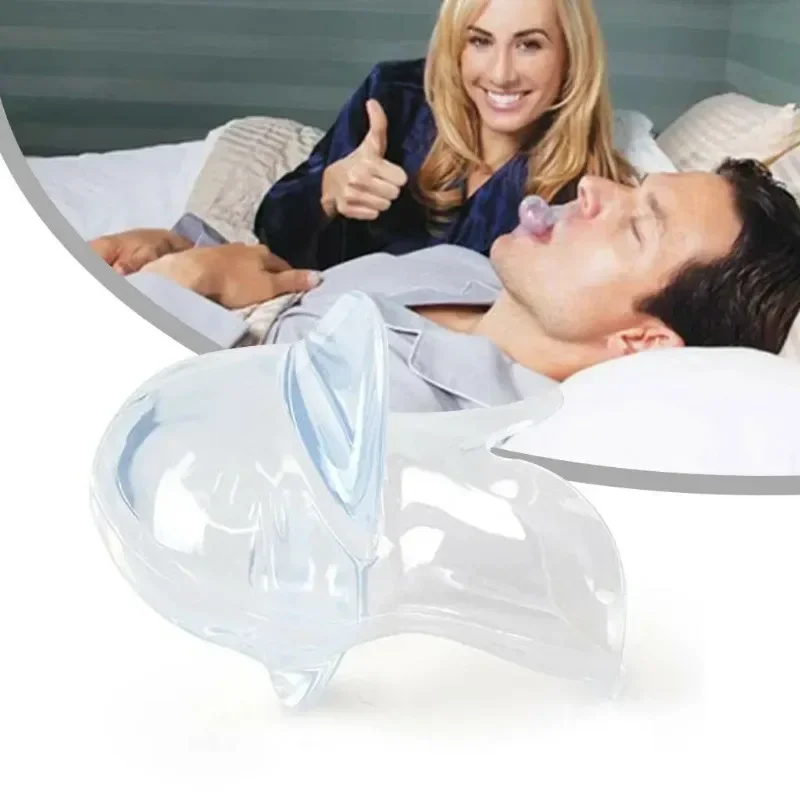 

1pcs/Box Anti Snoring Tongue Silicone Retaining Device Sleep Quite Relax Snore Saver Anti-snore Solution Reduce Bruxism Aid