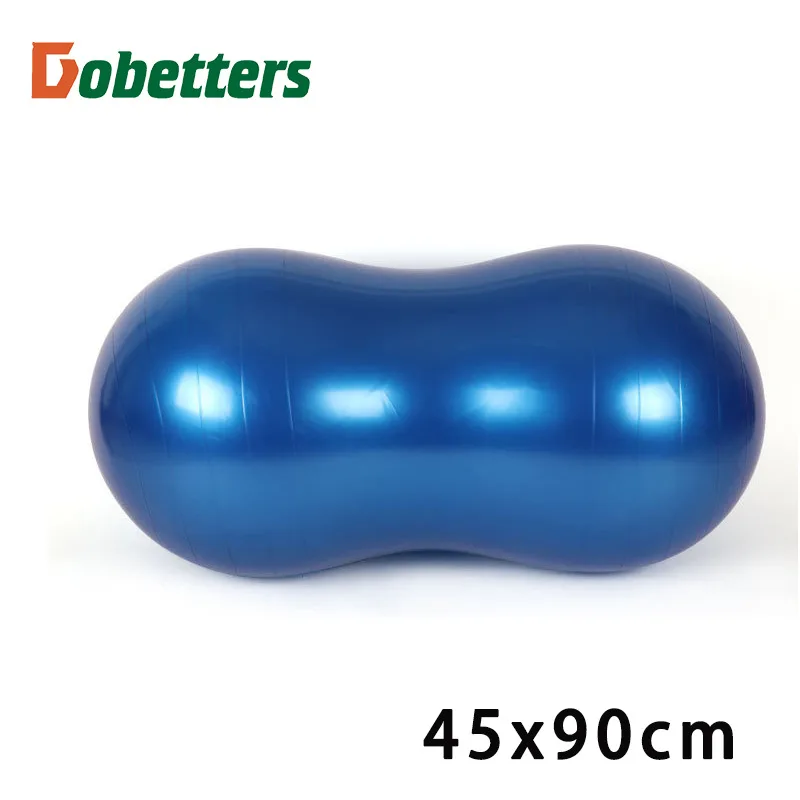 Thickened PVC Capsule Yoga Ball Explosion-Proof Peanut Yoga Ball Adult Fitness Massage Rehabilitation Training Ball