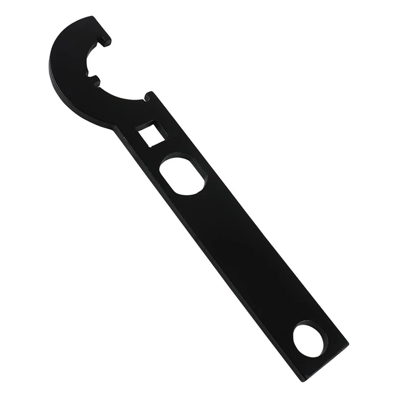 ABJI-Survival Nut Wrench Многофункциональный комбинированный ключ из углеродистой стали для снятия и установки, черный