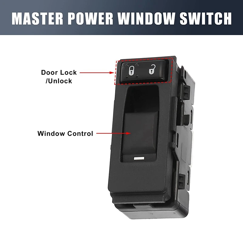 Master Driver Side Power Window Switch 4602785AD Replacement For Dodge Avenger 2008-2014