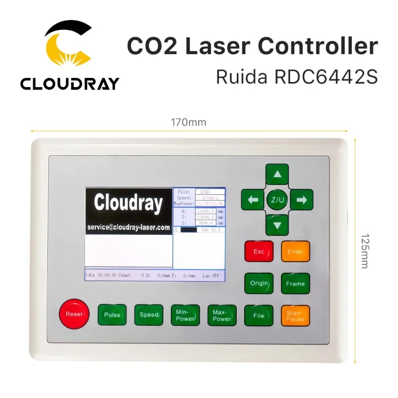 Cloudray CL1064 Ruida Co2 laserowy Model kontroler DSP RDC6442S