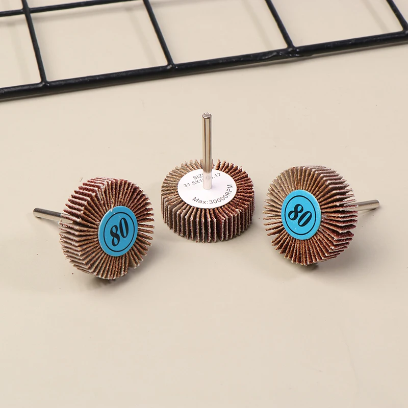 10 قطعة كوة 80 حصى طحن الرملي الصنفرة عجلة برفارف أقراص 3.0 مللي متر عرقوب مصراع إطارات لامعة للأدوات الدوارة