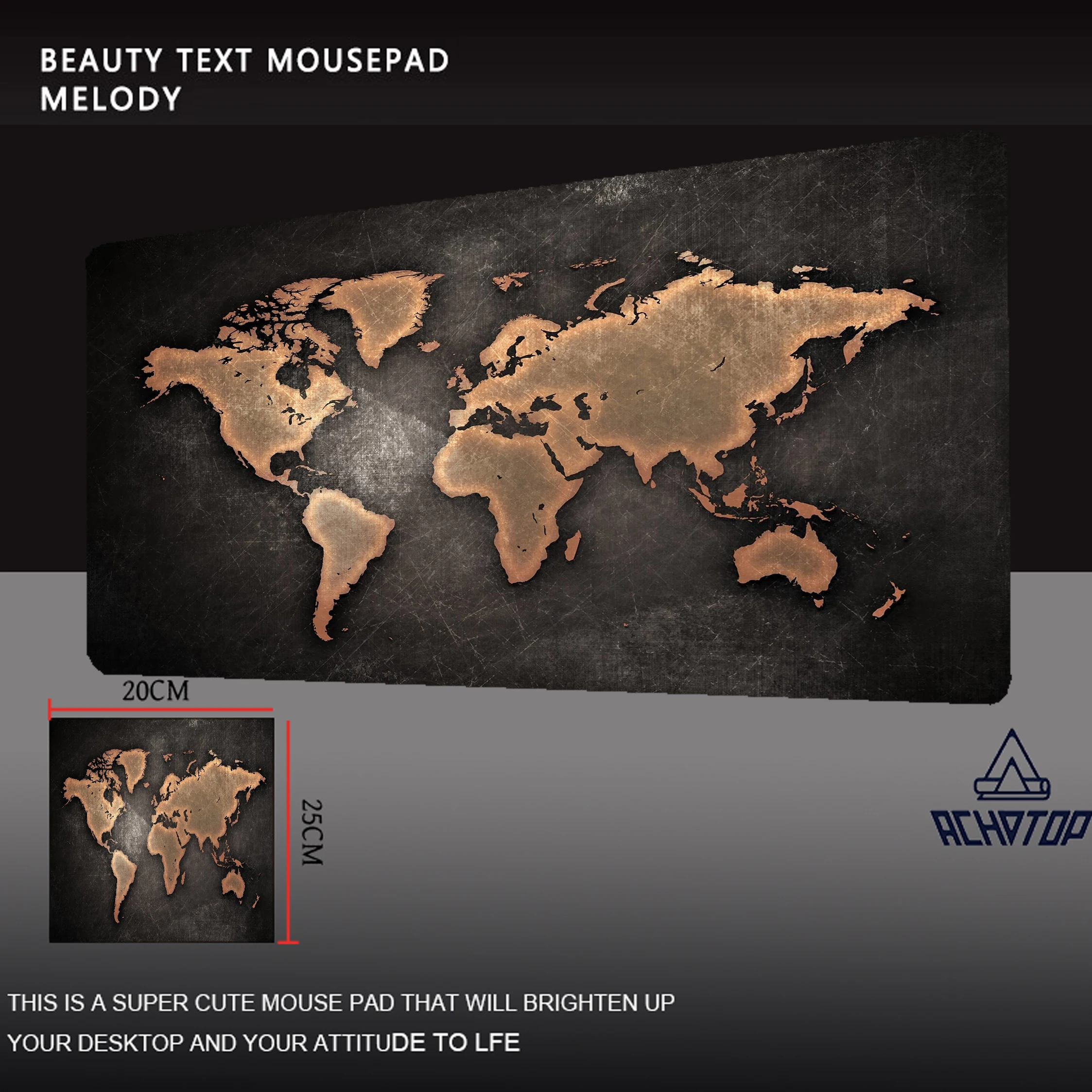 World Map Gaming Mousepad XXL Large Mouse Pad Locking Edge Mouse Mat Gamer Keyboards Pads Rubber Desk Mat Computer Desk Mat