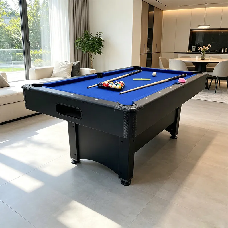 Pool table household automatic return multi-function adult commercial American black eight billiard  table tennis