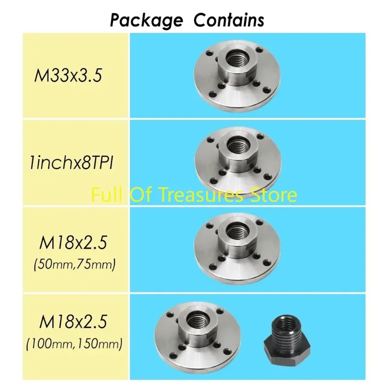 木工用ウッド旋盤用フェイスプレート,スカルプチャー,フラットフランジ,ワイヤーなし,m33,m18,1 \