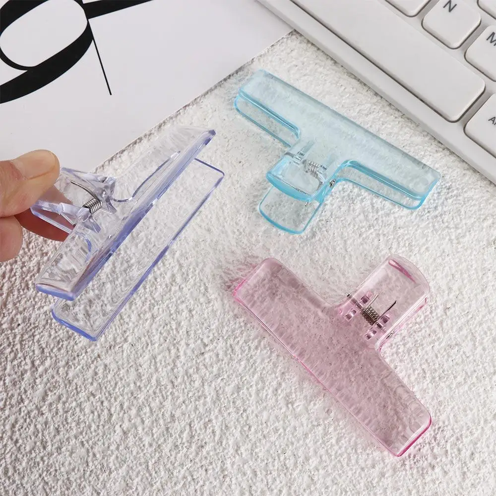 Studente coreano Cancelleria Ufficio Scuola Segnalibro Raccoglitore Morsetto a coda di rondine Clip di fissaggio Graffette Porta pagine Clip per promemoria