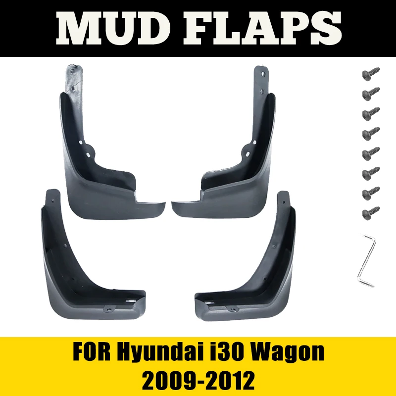 

Mudguards For Hyundai i30 i30cw Wagon 2009 2010 2011 2012 4pcs Fender Mudflap Mud Guard Splash Flaps Car Accessories Auto Mud