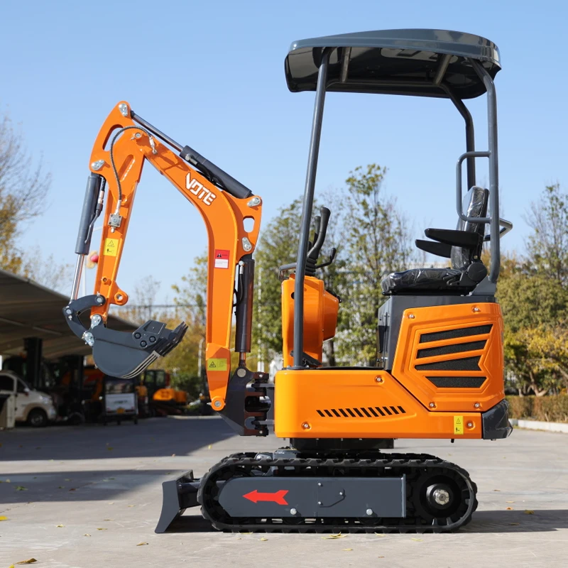 Chinese Mini Excavator 1 Ton Household Hydraulic Micro Mini Digger 1.2 Ton Small Bagger Farm Construction Compact customized