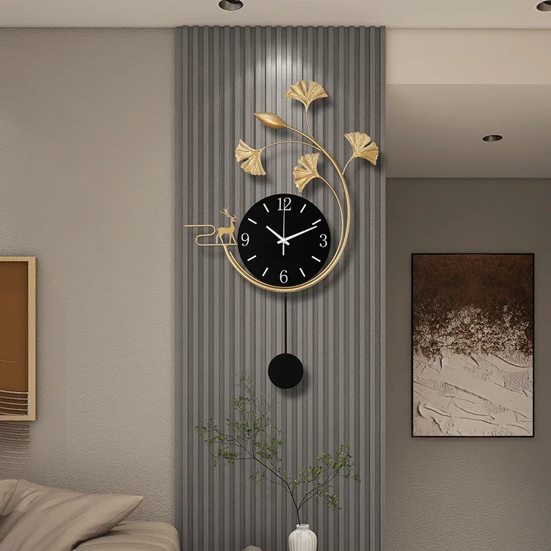 

Design Fashion Wall Clock Nordic Art Mural Minimalist Restaurant Silent Wall Watch Creative Large Reloj De Pared Home Decoration