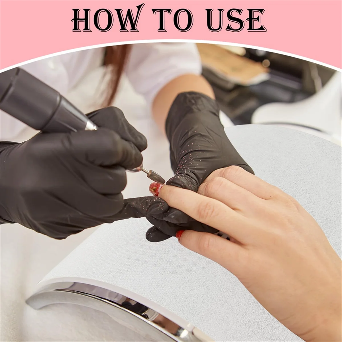 A002 600 Vellen Nail Dust Collector Filterpapier Wegwerp Nail Dust Zuig Collector Filters Papier Vellen voor Salon Spa