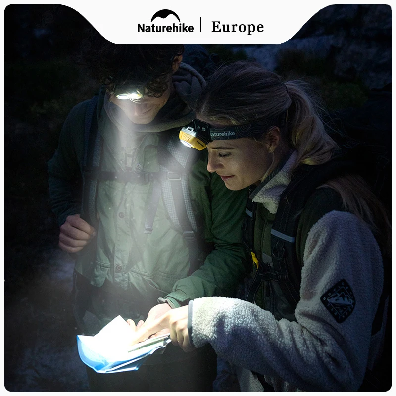 naturehike-屋外ミニ-led-ラン防水ヘッドライトヘッドマウントポータブル釣りキャンプ屋外ヘッドランプ作業懐中電灯