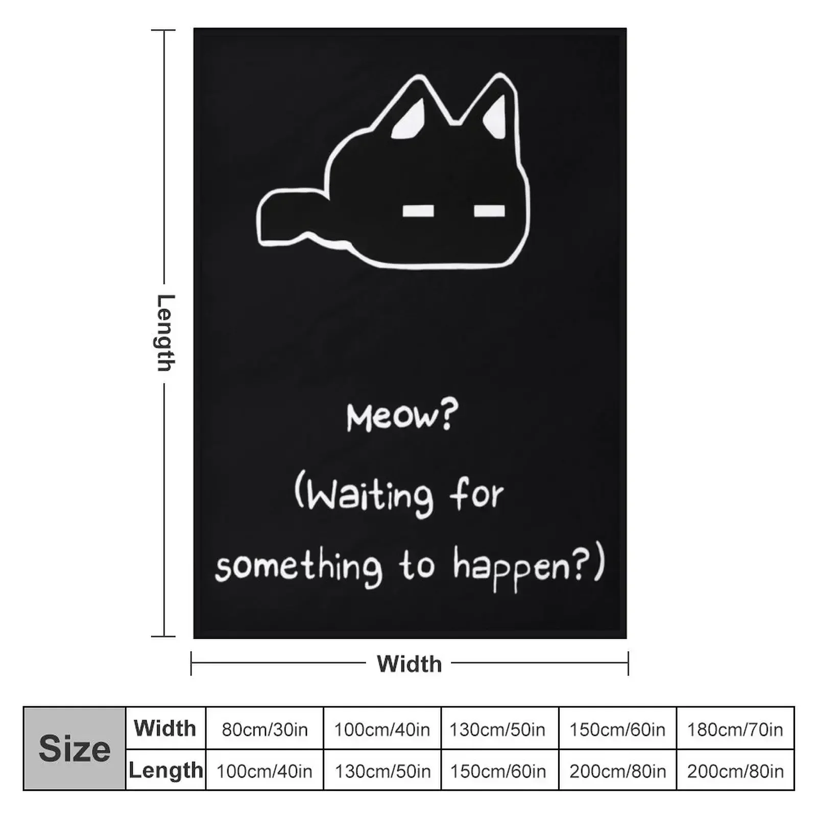 Omori - Waiting for something to happen Throw Blanket couch cozy soft plush fuzzy picnic outdoor blanket