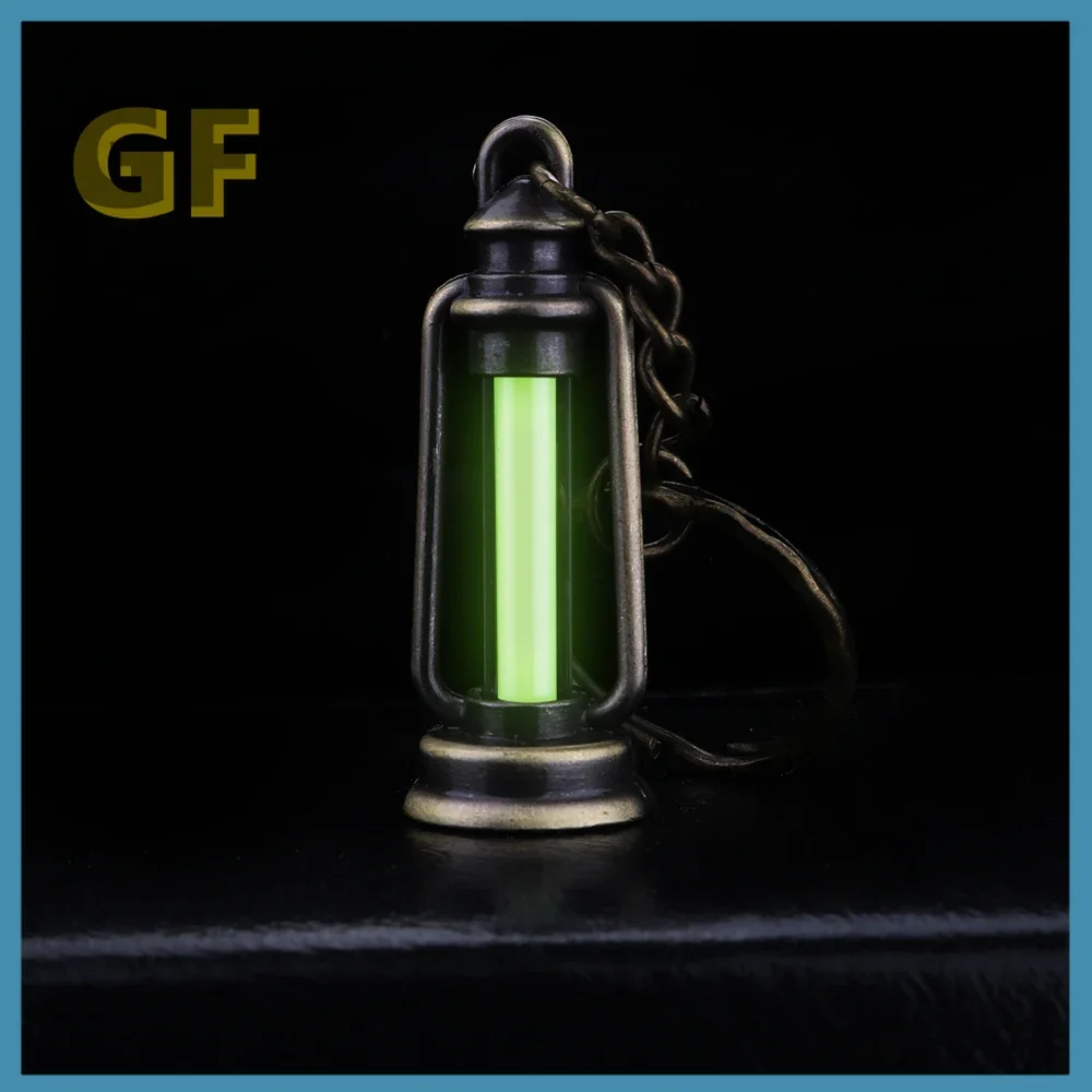 Luminous pony lamp pendant Keychain non-tritium lamp luminous pendant glass luminous signal pendant