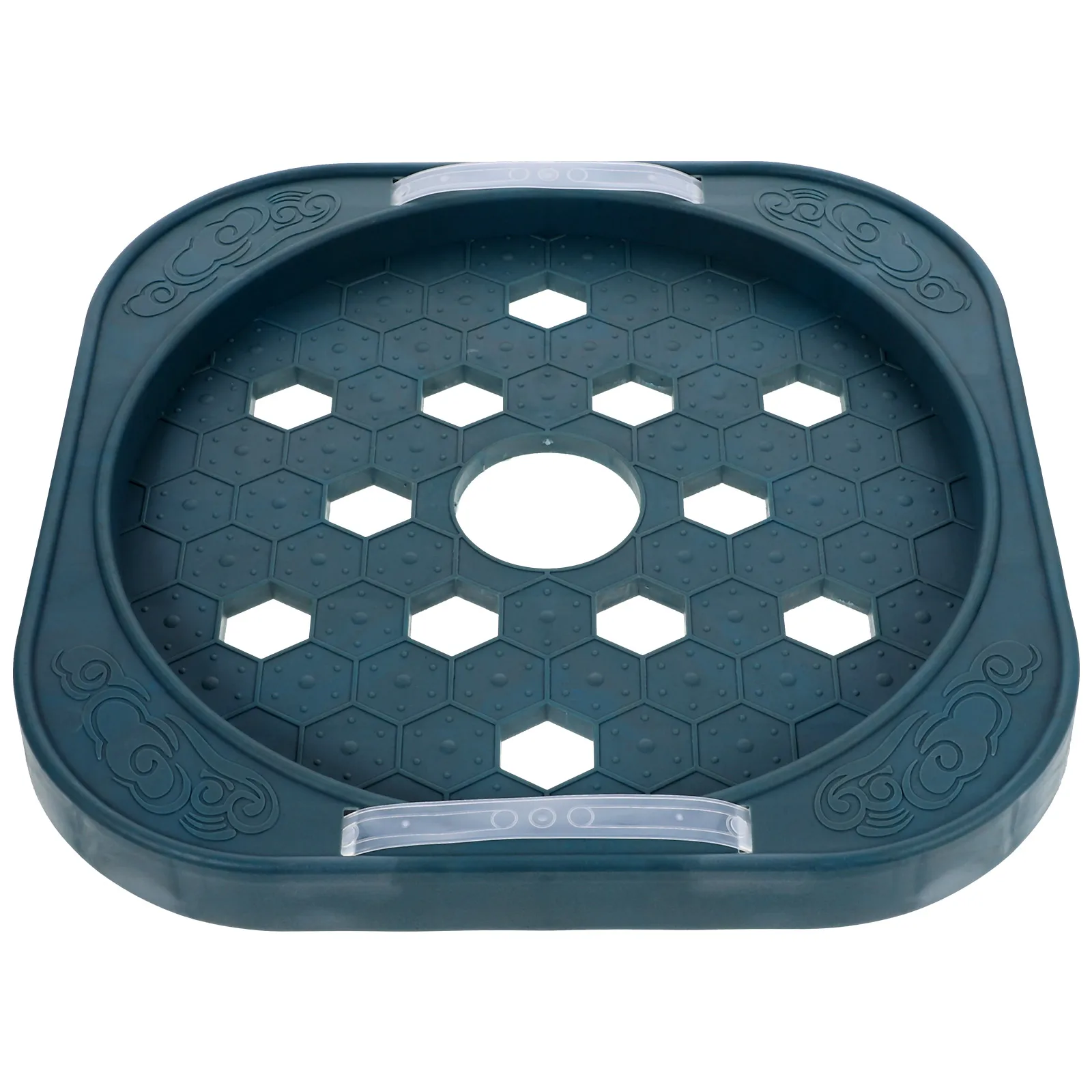 Movable Gas Tank Tray with Wheels Plastic Stand Base for Propane Tanks Small Stainless Steel Cylinder Holder