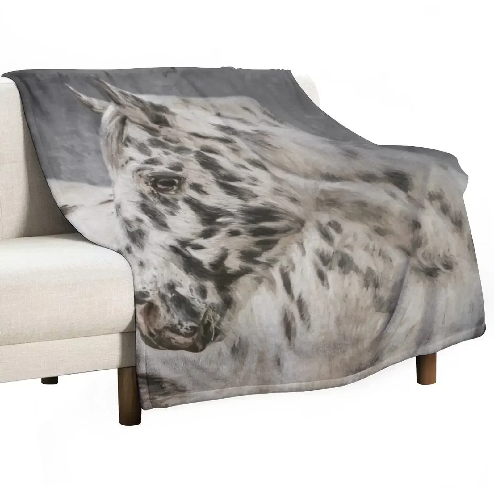 

Leopard Appaloosa Throw Blanket Flannel Fabric Stuffeds Blankets