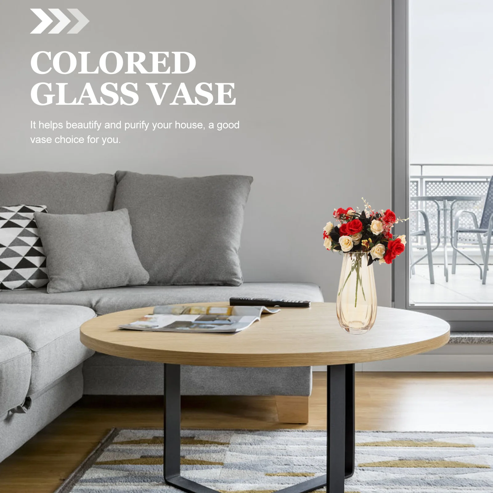 

Vase Home Decor Vases for Flowers Container Floral Arrangement Containers Glass