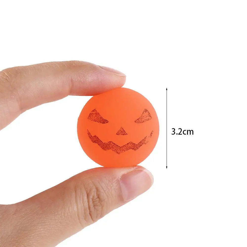 10 pz/set Glow-in-the-Dark Halloween Palline Rimbalzanti Palline Oculari Elastici Spaventoso Bulbo Oculare Rimbalzante 32mm Divertimento Luminoso Palline Rimbalzanti Per Bambini
