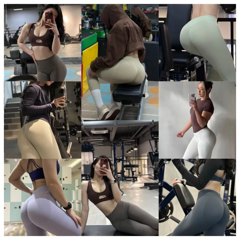 

Yoga Pants Without Awkward Lines Women's High Waisted and Hip Lifting 25 New Style for Outdoor Running and Fitness Pants Summer