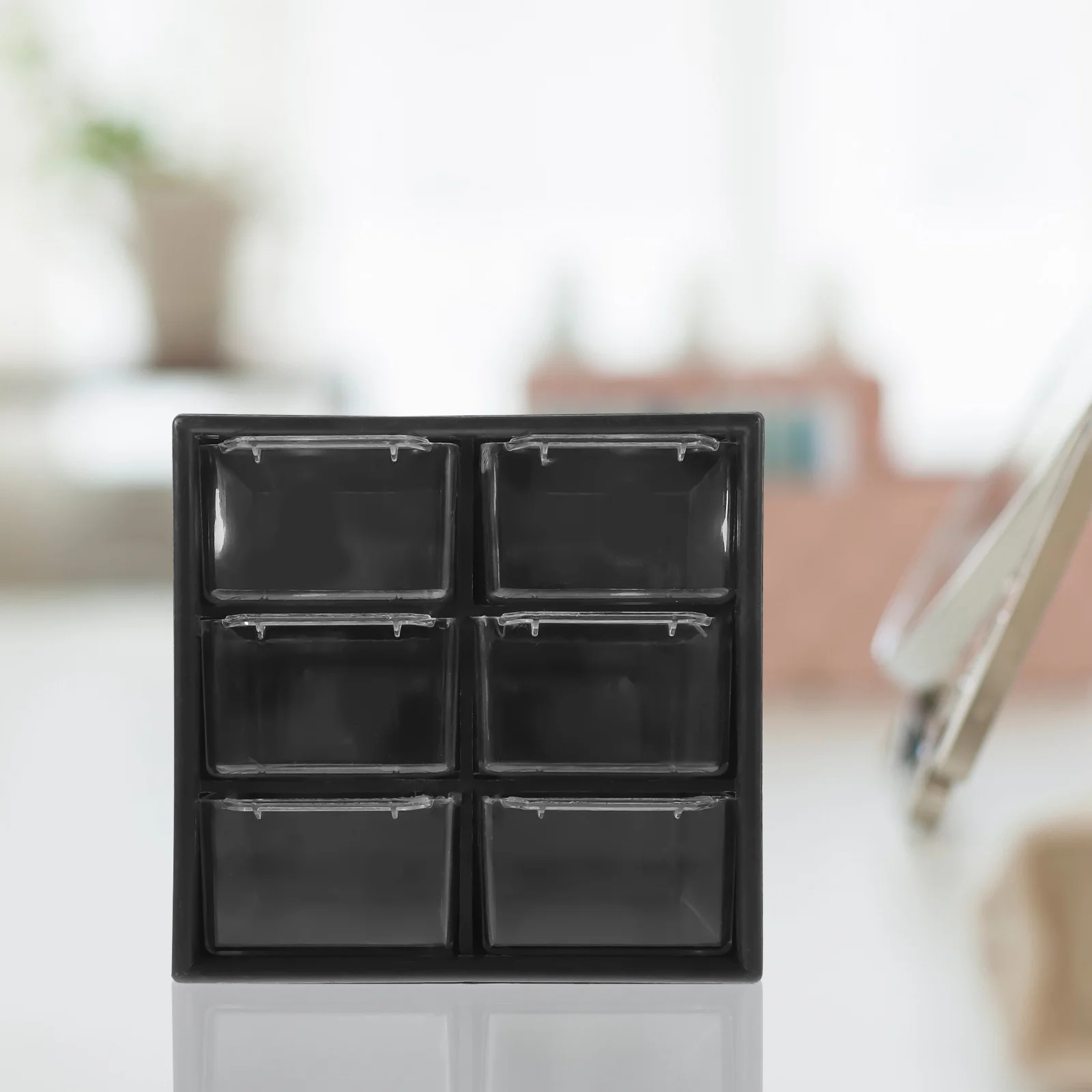 Desk Organizer With Drawers Desktop Storage Box For Makeup Stationery Sundries Multi Compartment Tabletop Organizer