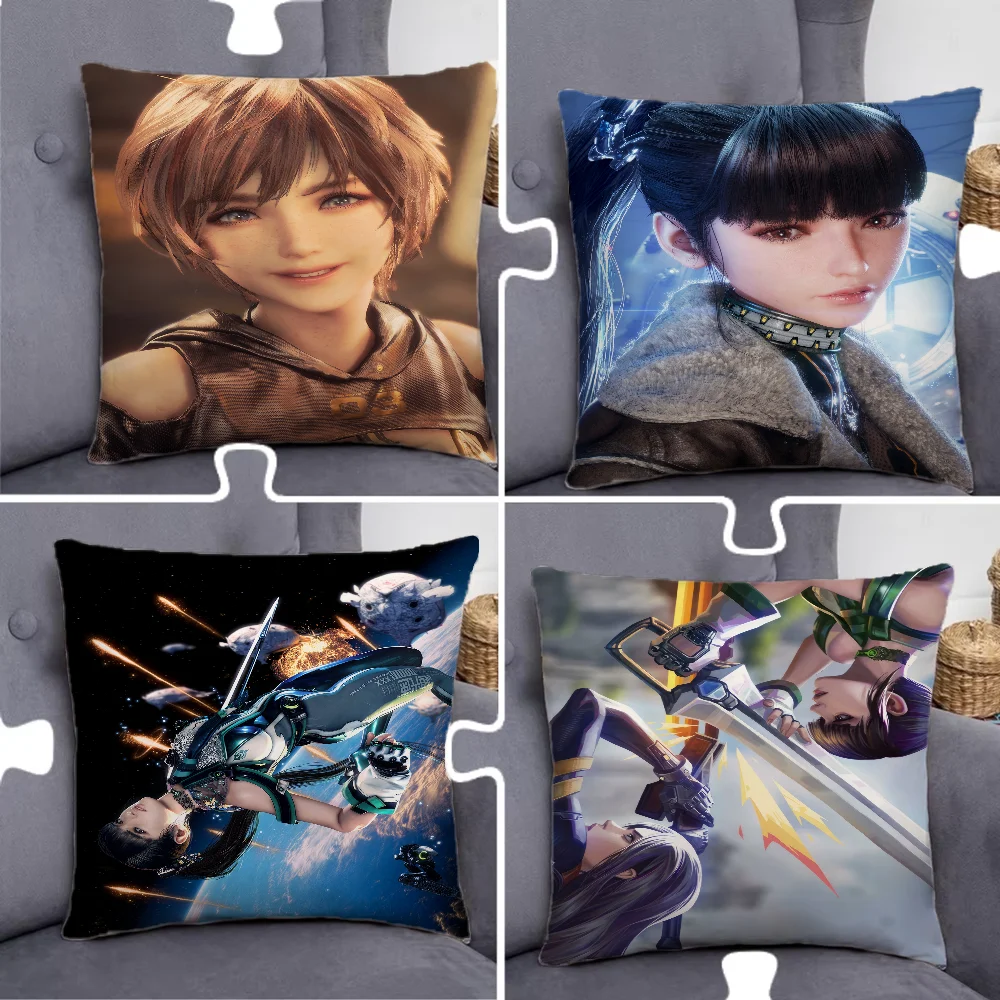 

S-Stellar Blade Eve 07 Game Pillow Case Pillowcase Home Sofa Cushions Car Cushions Pillowcover Office Pillowshell Pillow