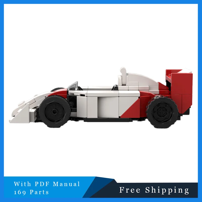 

169 шт. MOC белый технический гоночный спортивный автомобиль модель строительный блок городской механический скоростной автомобиль суперкар кирпичи головоломки игрушки подарок
