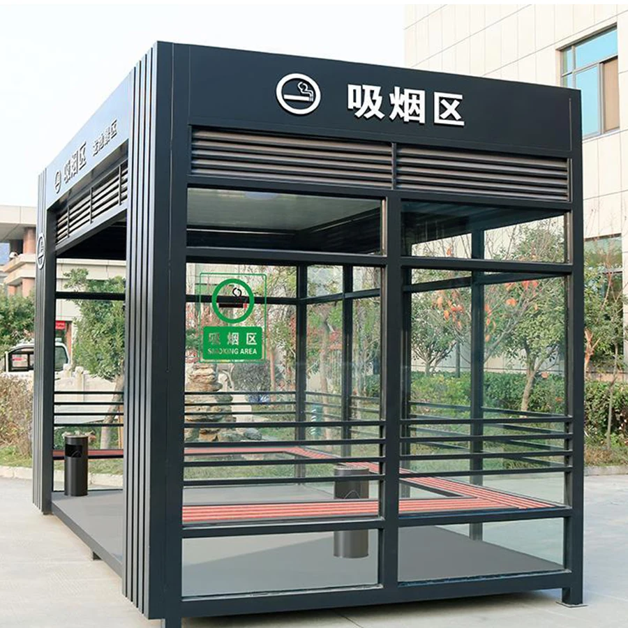 

Smoking Isolation Room Frame Toll Booth Custom Smoking Booth Modern Smoking BoothMobile BoothEnvironmentally Friendly