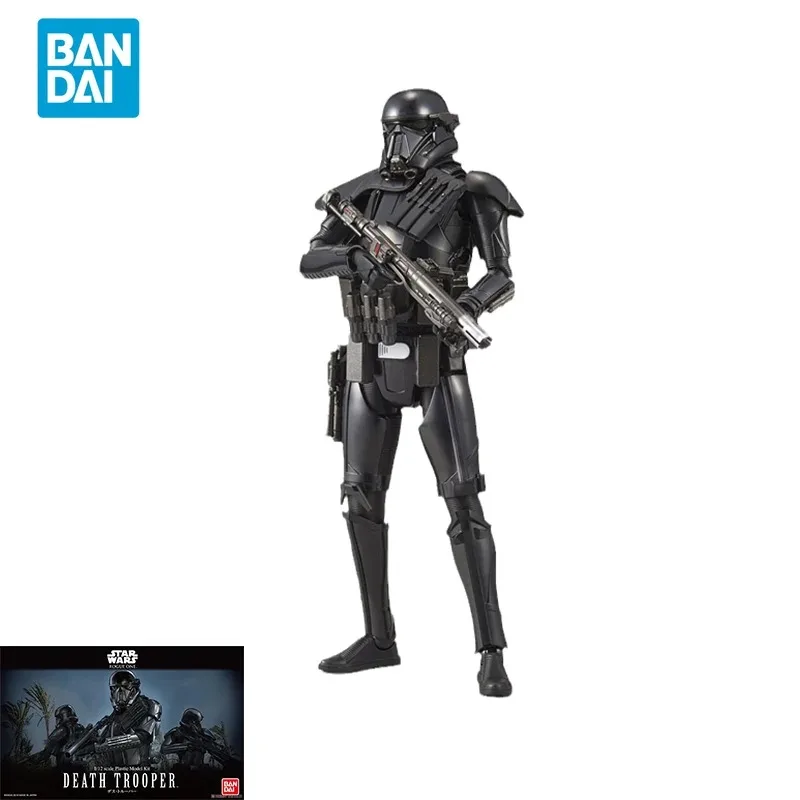 

Bandai Original STAR WARS Anime Model DEATH TROOPER Action Figure Assembly Model Toys Collectible Ornaments Gifts For Children