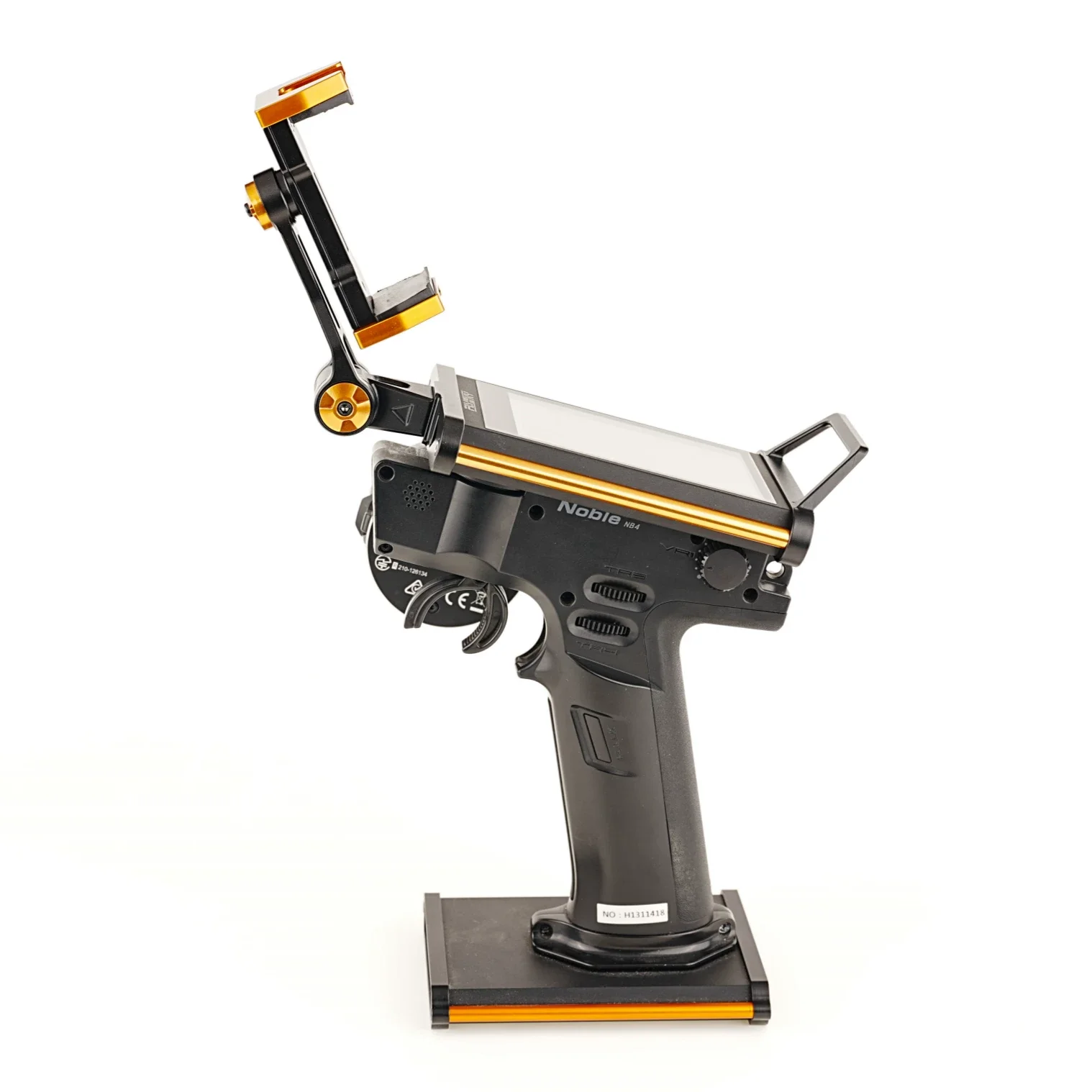 TWOLF 3rd‑Gen CNC Aluminum Protector Frame With Phone‑Holder Mount For Flysky Noble NB4 NB4+ NB4 Pro Transmitter RC Upgrade Part