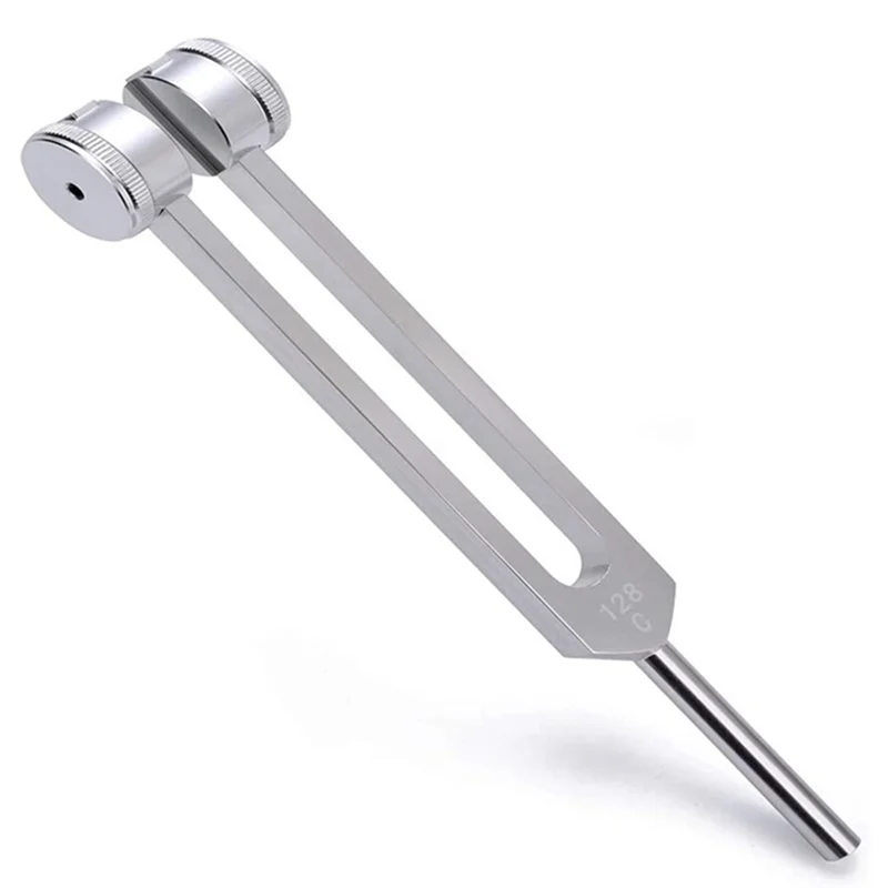 128 Hz Tuning Fork Weighted Bio-Acoustic Tuning Fork for Therapy 128 Hz Acoustic Slider Tuning Fork