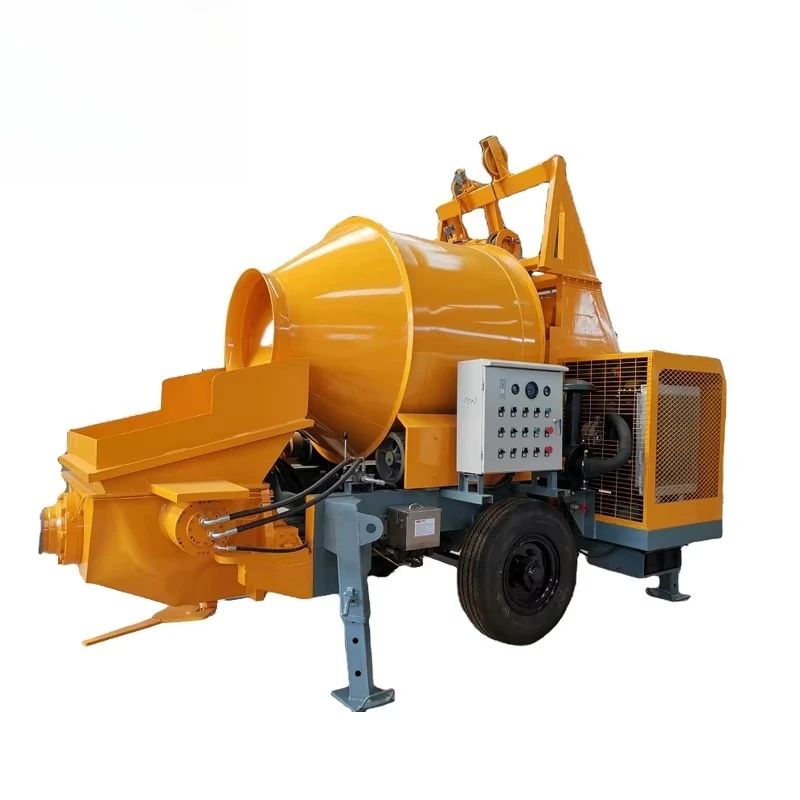 JBTS40 Diesel Concrete Mixer Machine With Pump New Condition Concrete Mixer And Pump Function At An Economical Price