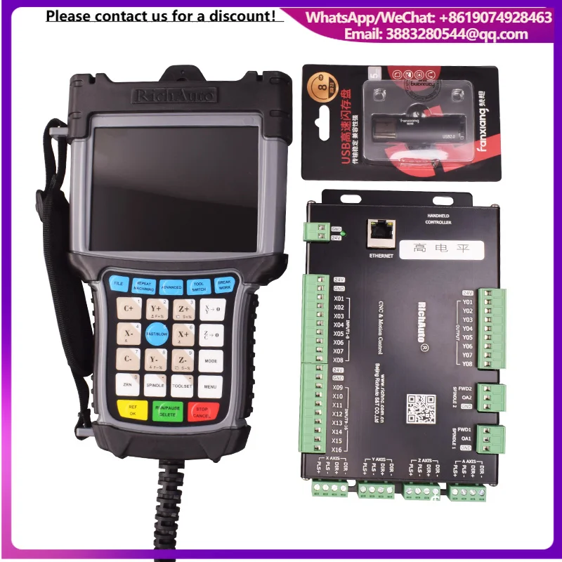 Richauto Dsp B57E B58E 4 Axis Remote Controller Audio Control Dsp Rich Auto Dsp Controller For Stepper Type
