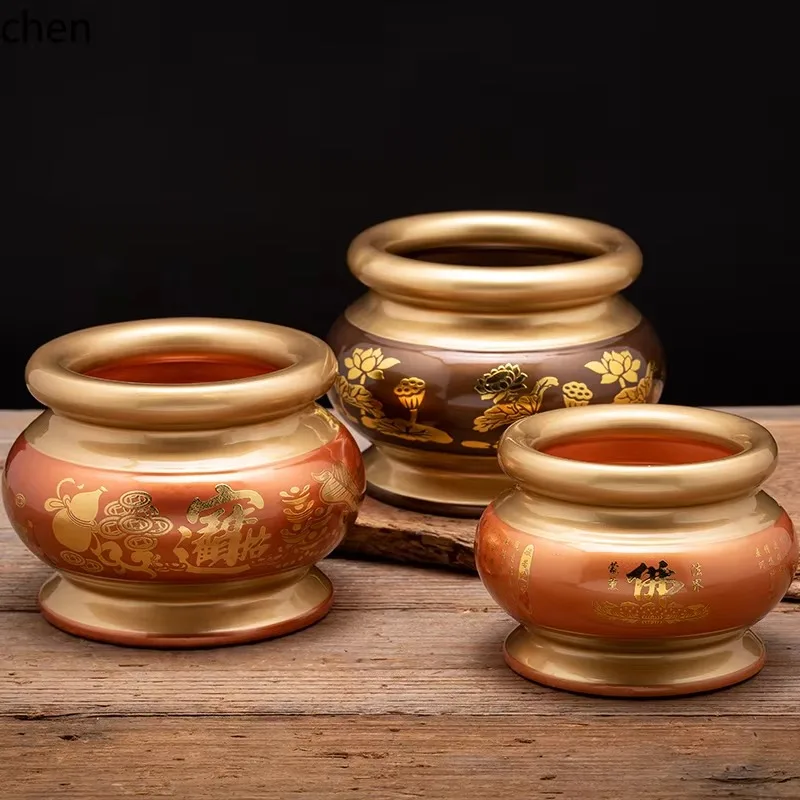 FJ-11 Ceramic Incense Burner Indoor Buddha Front Incense Bowl