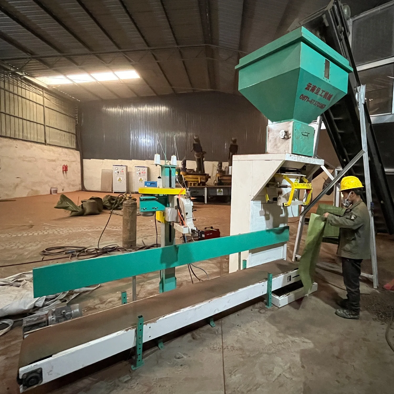 متعددة الوظائف 5 كجم 15 كجم 50 كجم الذرة القمح فودر الحبوب بيليه وزن آلة التعبئة #3