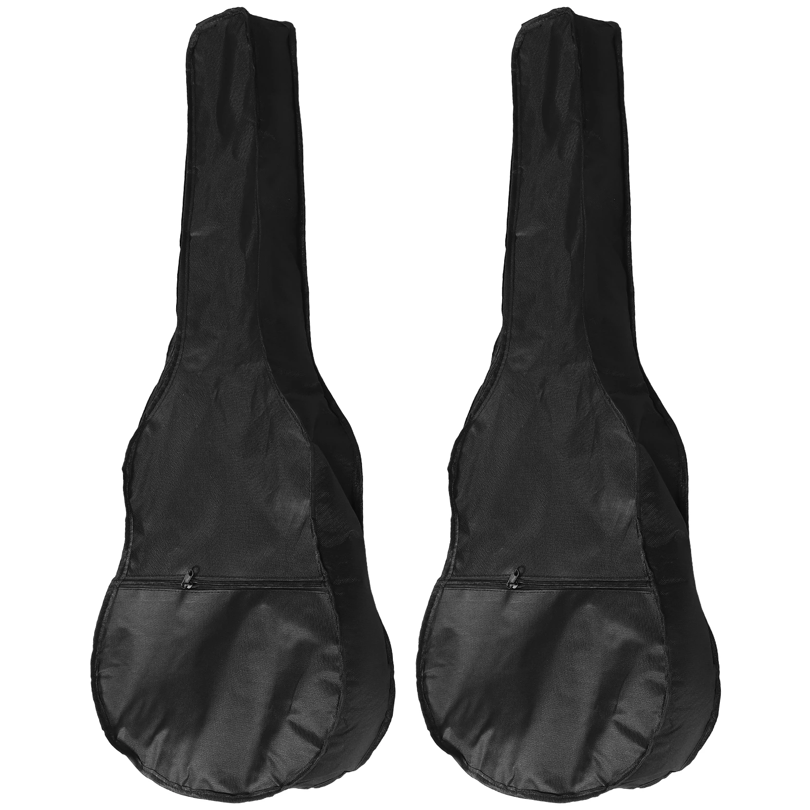 

2 Pcs Guitar Bag Electric Cases Ballad Acoustic Bags Base Carrying Oxford Cloth Carrier