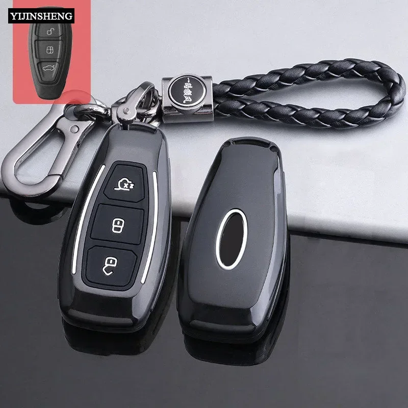 

ABS Car Key Cover Case For Ford Focus 3 4 ST Mondeo MK3 MK4 Fiesta Fusion Kuga 2013 2014 2015 2017 2018 Remote Protect Shell