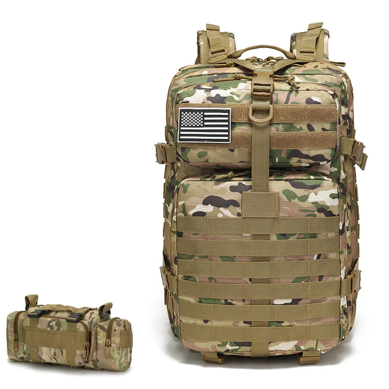 

3X Stronger Work & Military Backpack | Resistant and Heavy Duty | 3 Day MOLLE Bug Out Give a camera bag