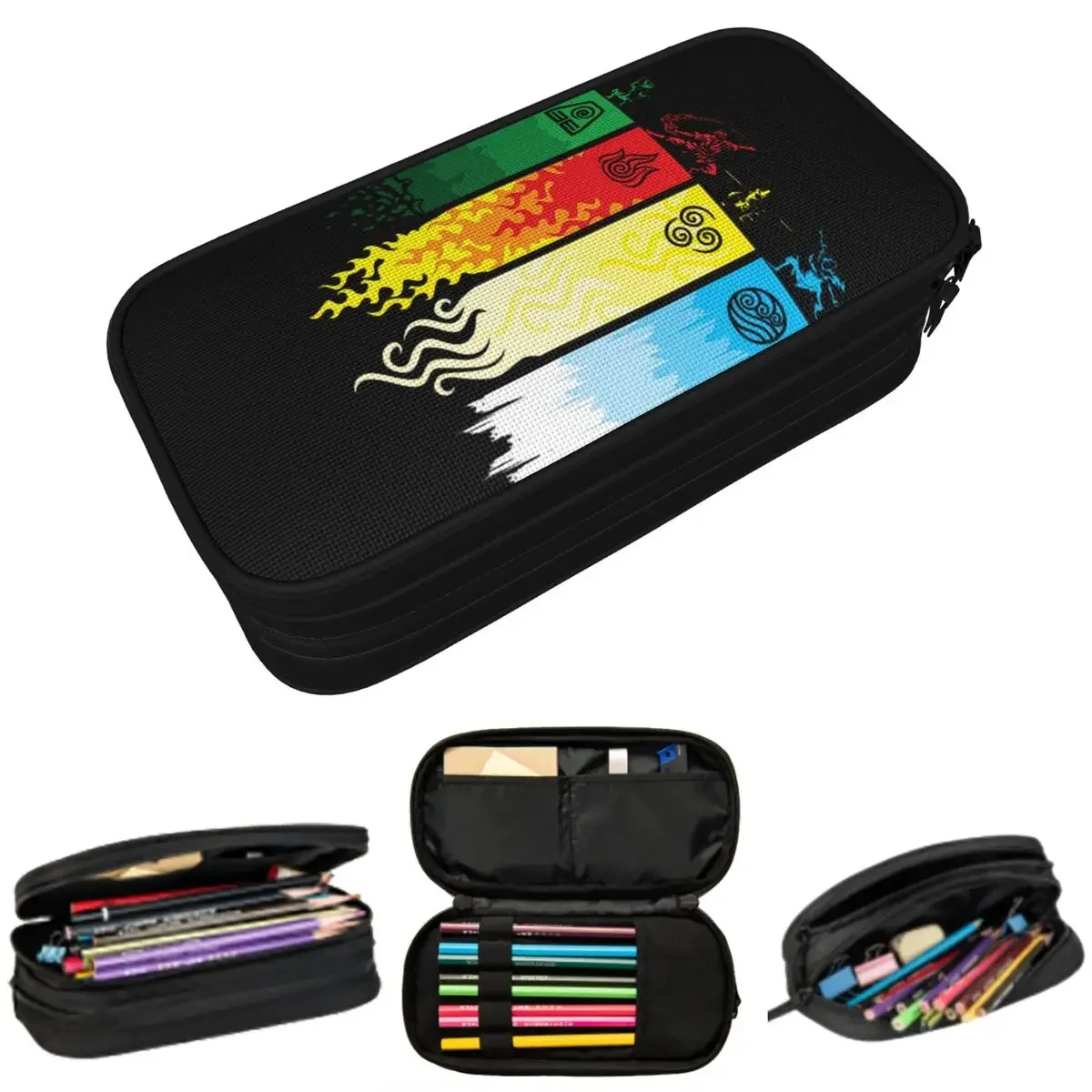 

Avatar The Last Airbender Pencil Cases Large Capacity Pen Bags Pen Box Pencil Pouch For Boys Girls Students Stationery School